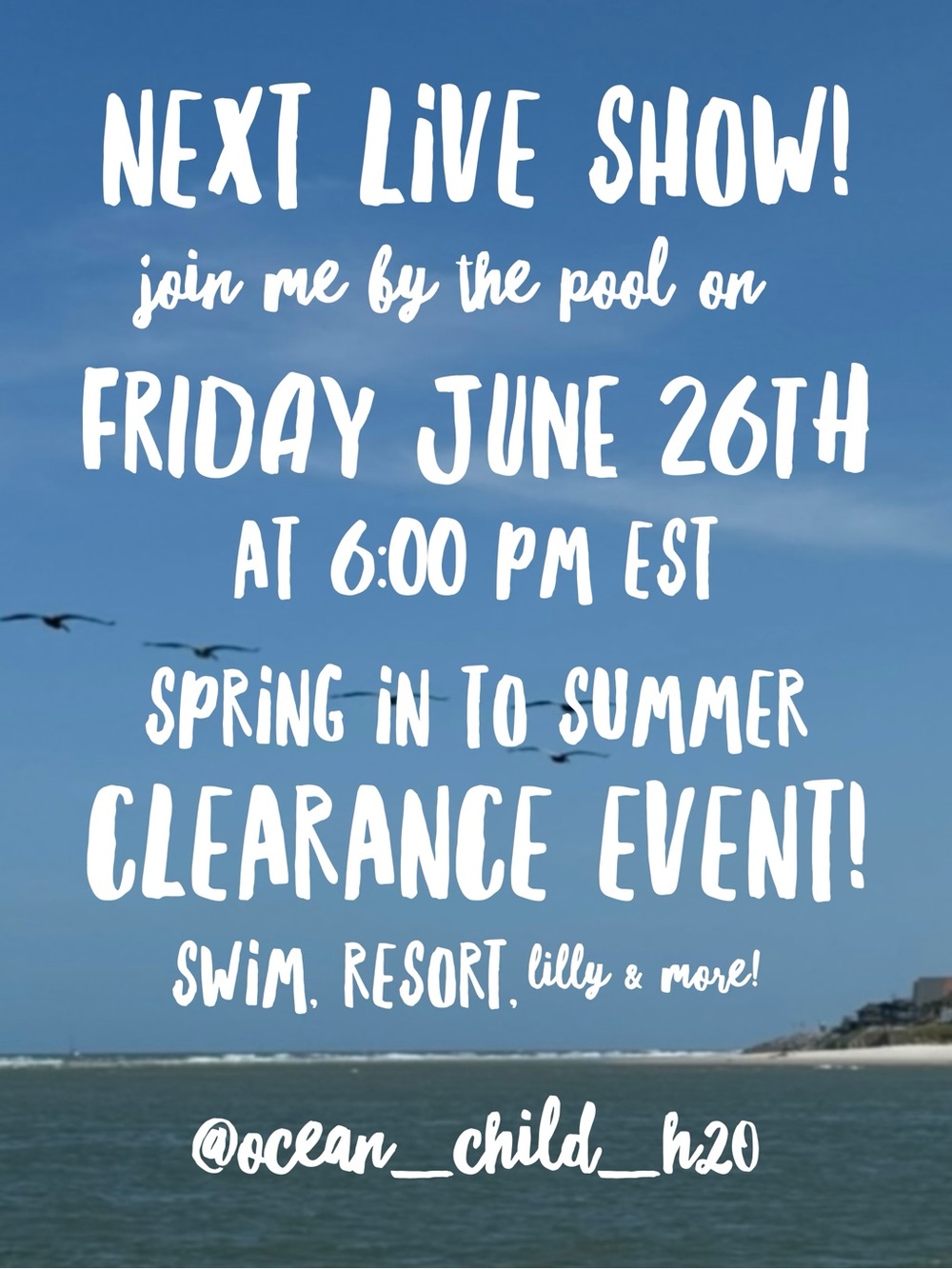 NEW LIVE SHOW NOTIFICATION!